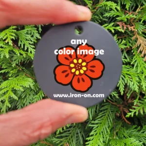 Personalized keychain made from thick genuine leather-test