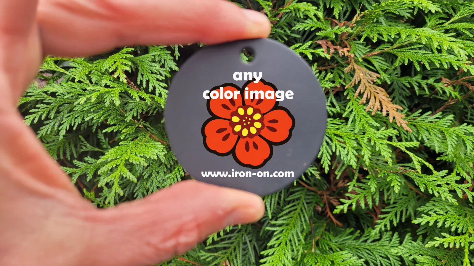 Personalized keychain made from thick genuine leather-test